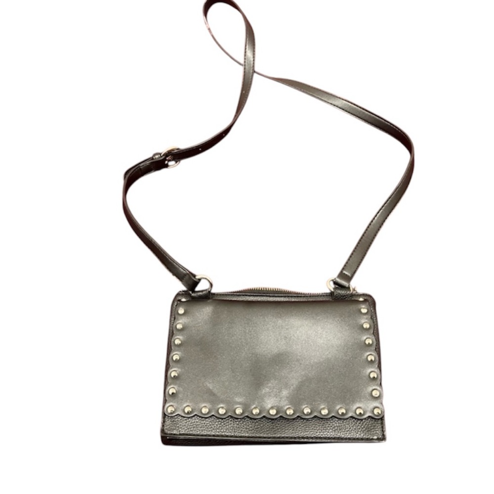 CHELSEA 28 CROSSBODY BLACK PURSE BAG WITH STUDS